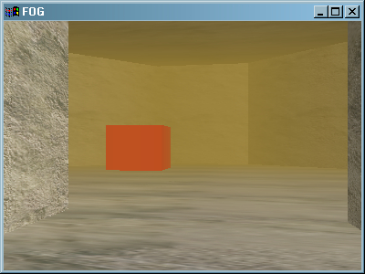 Z based texture fog